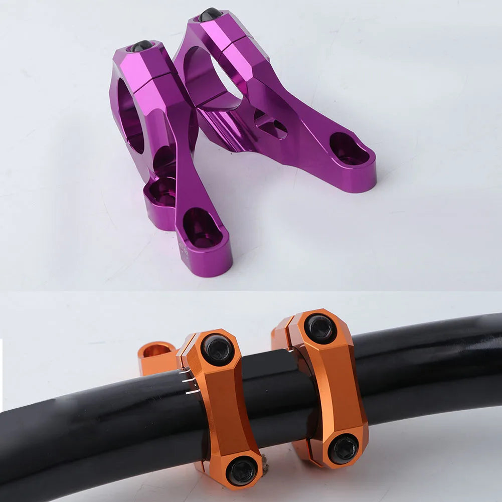 Bike Dual Crown Forks 31.8mm Aluminium Alloy Direct Mount Stem For DH For Surron For Light Bee Dirt Bike Handlebar Accessories Oasis Select