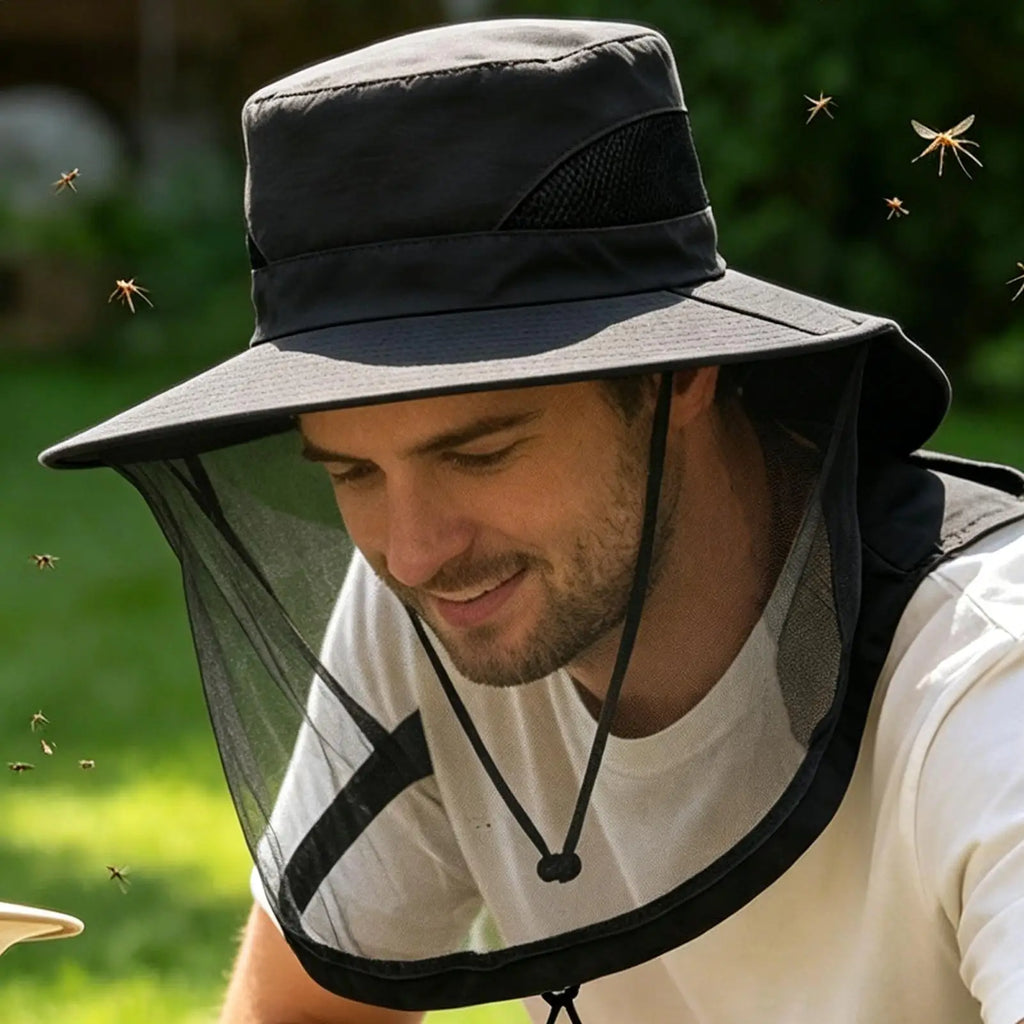 Summer Sun Hats UV Protection Outdoor Hunting Fishing Caps For Hiking Camping Visor Bucket Hat Neck Flap Fisherman Hat Oasis Select
