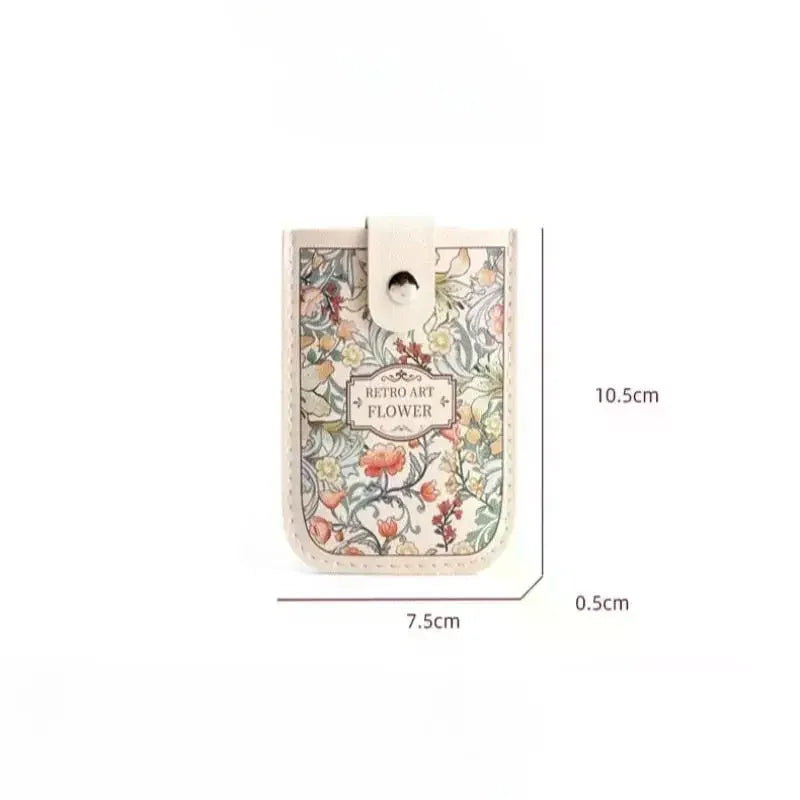 Portable Adorable Pull-out Card Holder With Multiple Card Slots - ID Card, Bank Card, Bus Card Organizer For Women Oasis Select