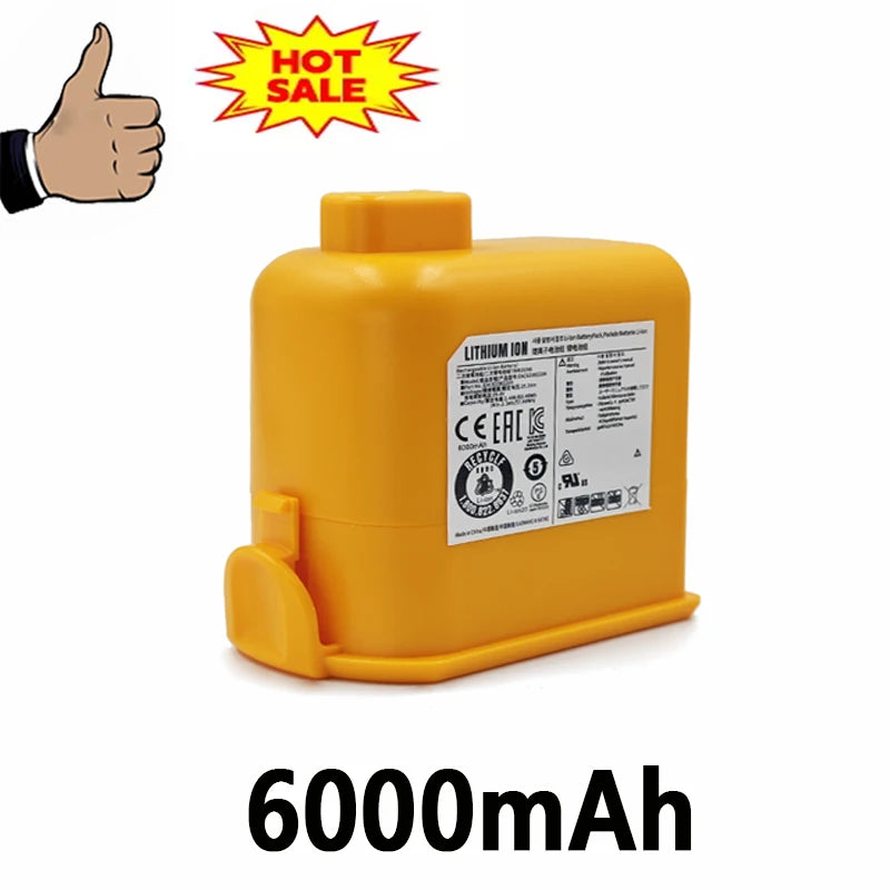 New 6000mAh Battery EAC63382208 EAC63758601 for LG Cord Zero A9 Plus A9 Max A9K Pro A9M A9MASTER2X A9MULTI A9MULTI2X A9PETNBED Oasis Select LG A9-6000mAh 1PCS