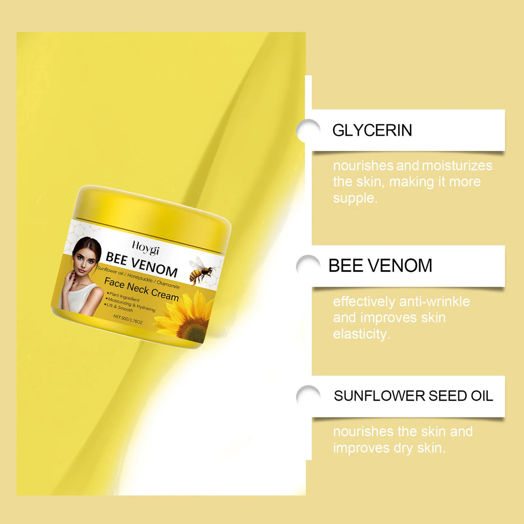 Hoygi Bee Venom Face Cream – Hydrating, Soothing & Brightening