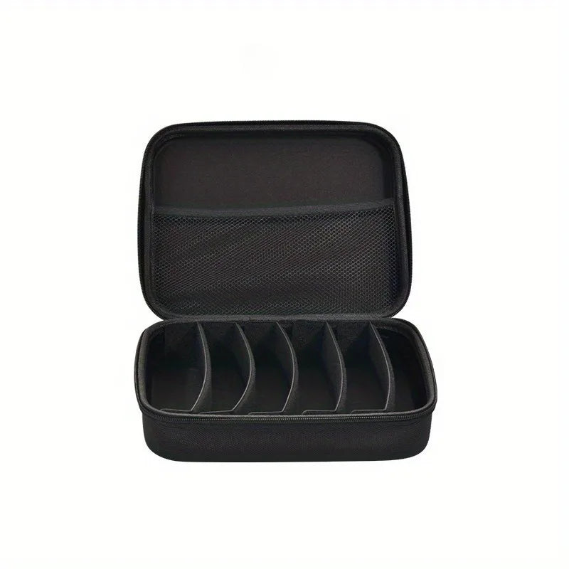 A Portable Storage Box for Glasses with 6/7 Adjustable Compartments,Designed for Organizing Glasse.Ideal for Travel Glasses Case Oasis Select 6 grids