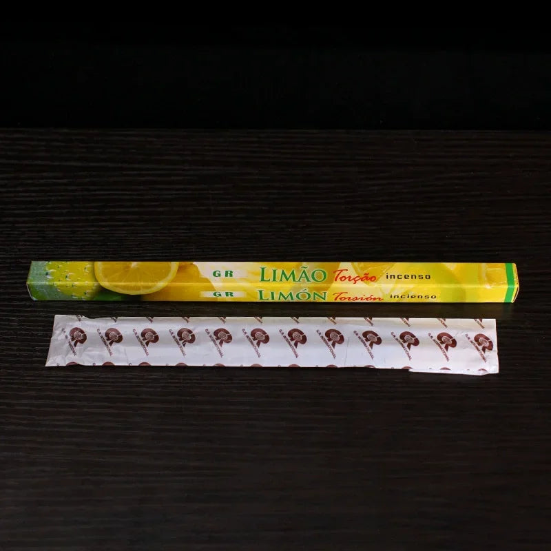 GR Indian Incense White Sage (Large Box) Sticks 25-small Boxes Original Packing Home Fragrance Indoor Long-lasting Aromatherapy Oasis Select Lemon 25 smal box 200stick