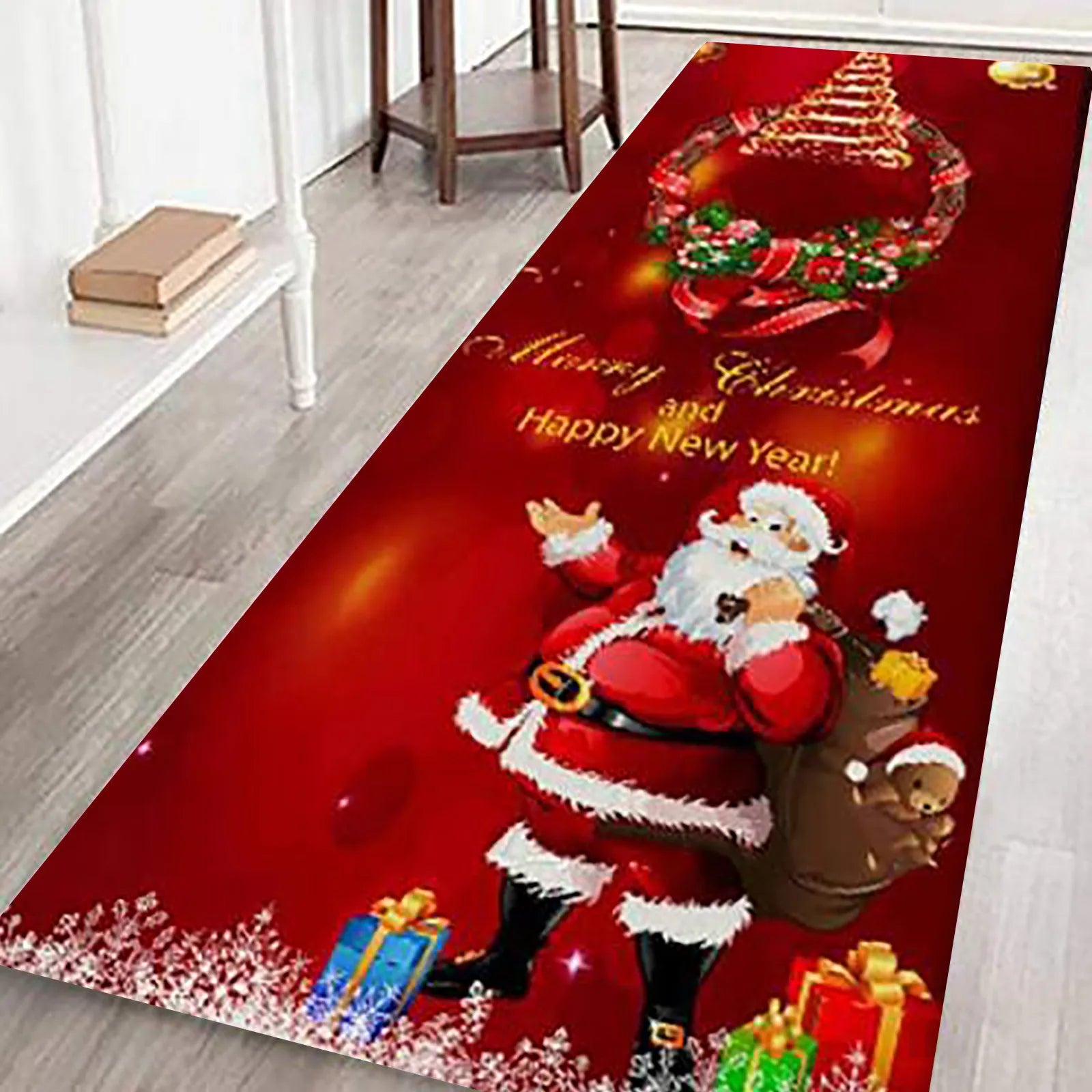 Merry Christmas Doormat – Festive Indoor Rug | 3 Sizes, 6 Designs Christmas Area Rug Oasis Select