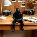 Thinking Sci-Fi Armored Mini Figurines 3D Printed Futuristic Soldier Meditation Seated Pose Desk Ornaments Game Room Home Decor Oasis Select soldier3