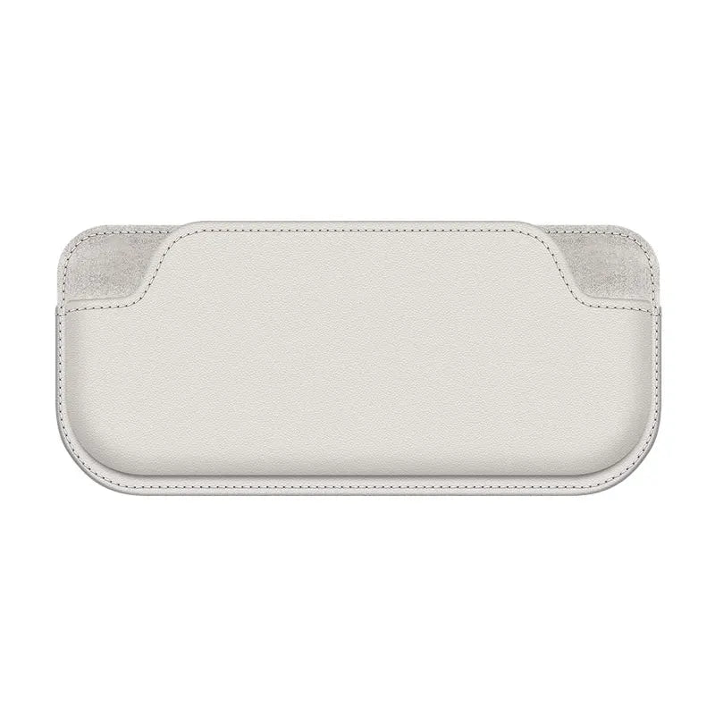 PU Leather Stick-On Car Sunglasses & Storage Organizer Box