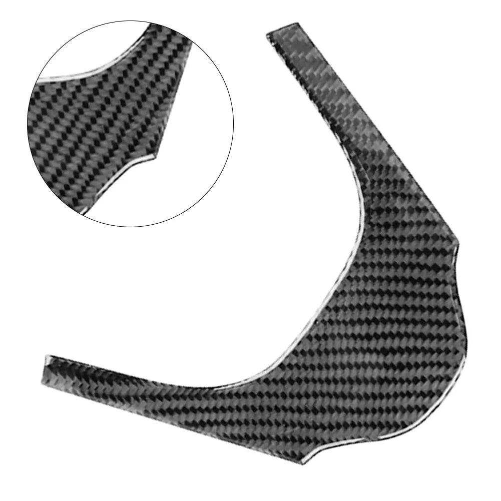 Carbon Fiber Cover Sticker Mazda3 Steering Wheel Cover Premium Material Stylish Design Easy Installation Enhanced Grip Oasis Select
