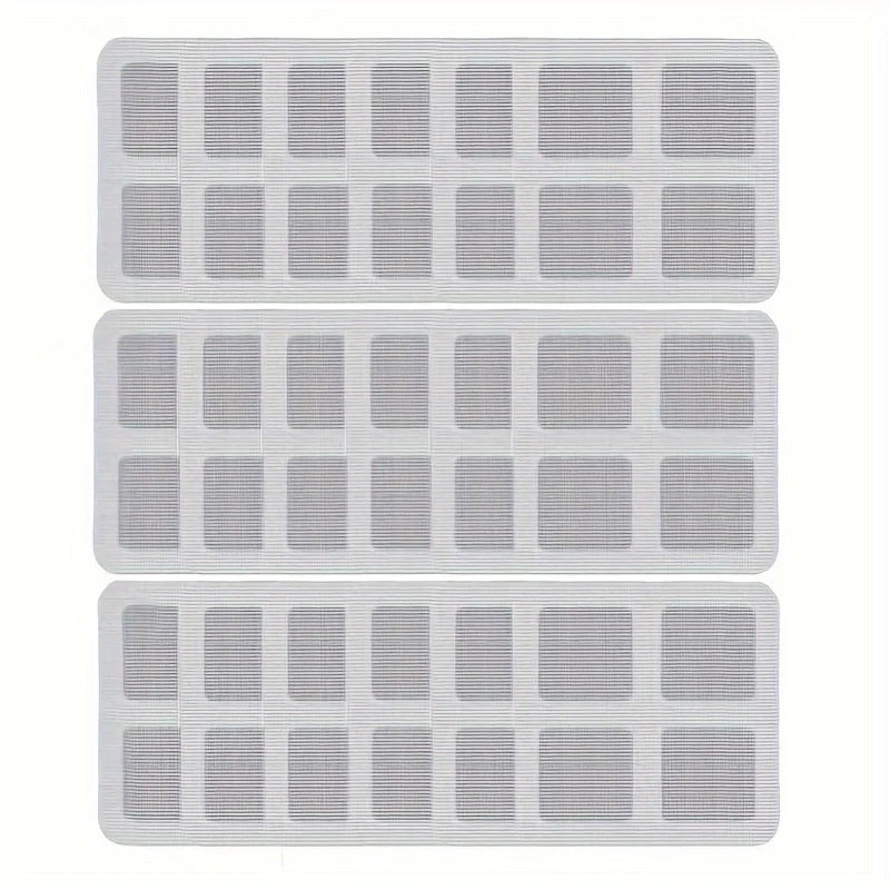Disposable Hair Catchers for Shower Mesh Shower Drain Covers - Floor Sink Strainer Filter Mesh Stickers Bathroom Accessories Oasis Select 18pcs