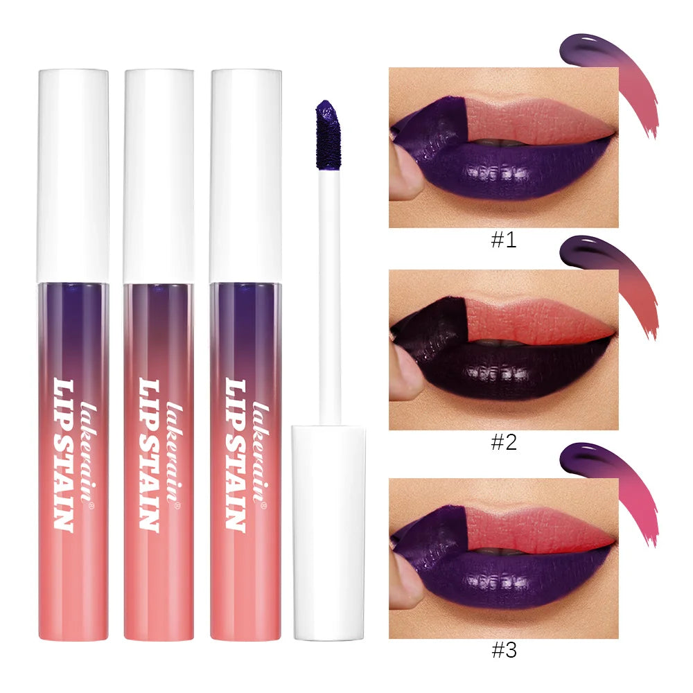 Peel Off Rose Pink Lip Gloss Matte Outline Contour Tattoo Lip Stain Waterproof Transfer Resistant Tear Off Natural Lip Tint Oasis Select SET 1