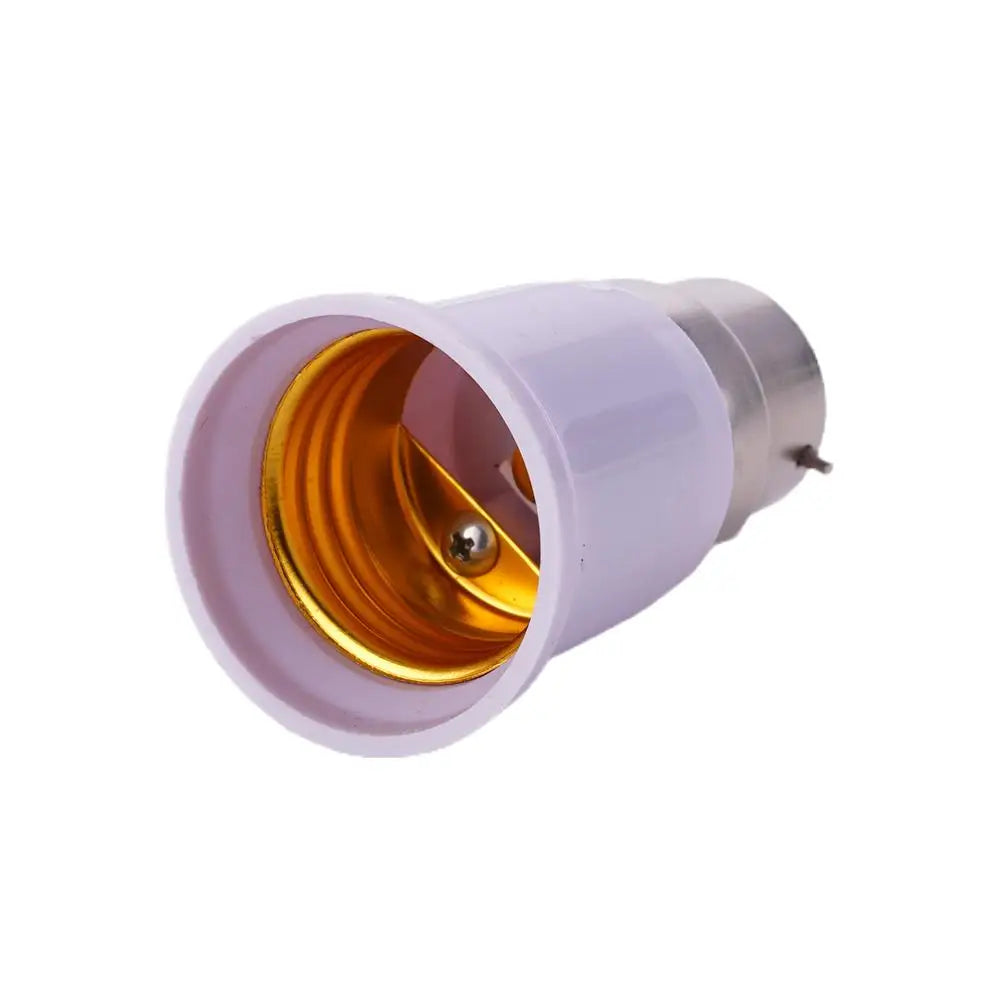 B22 to E27 Lamp Holder Converter holder Bayonet to Screw Lamp Light Socket Bulb Base Spliter Extension Adapter LED Corn Bulb Oasis Select