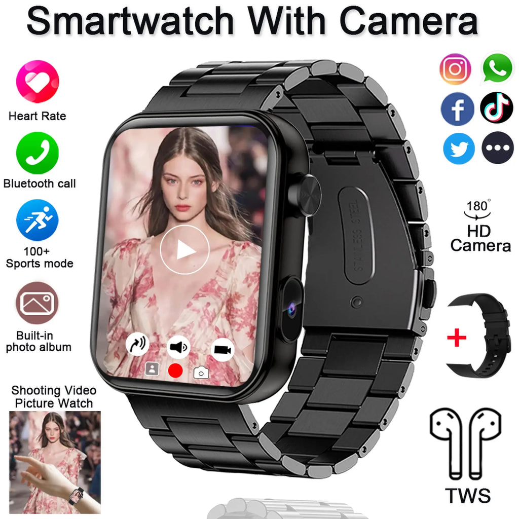 Jooeniok P51 Smartwatch – Camera, BT Calling & Fitness Tracker