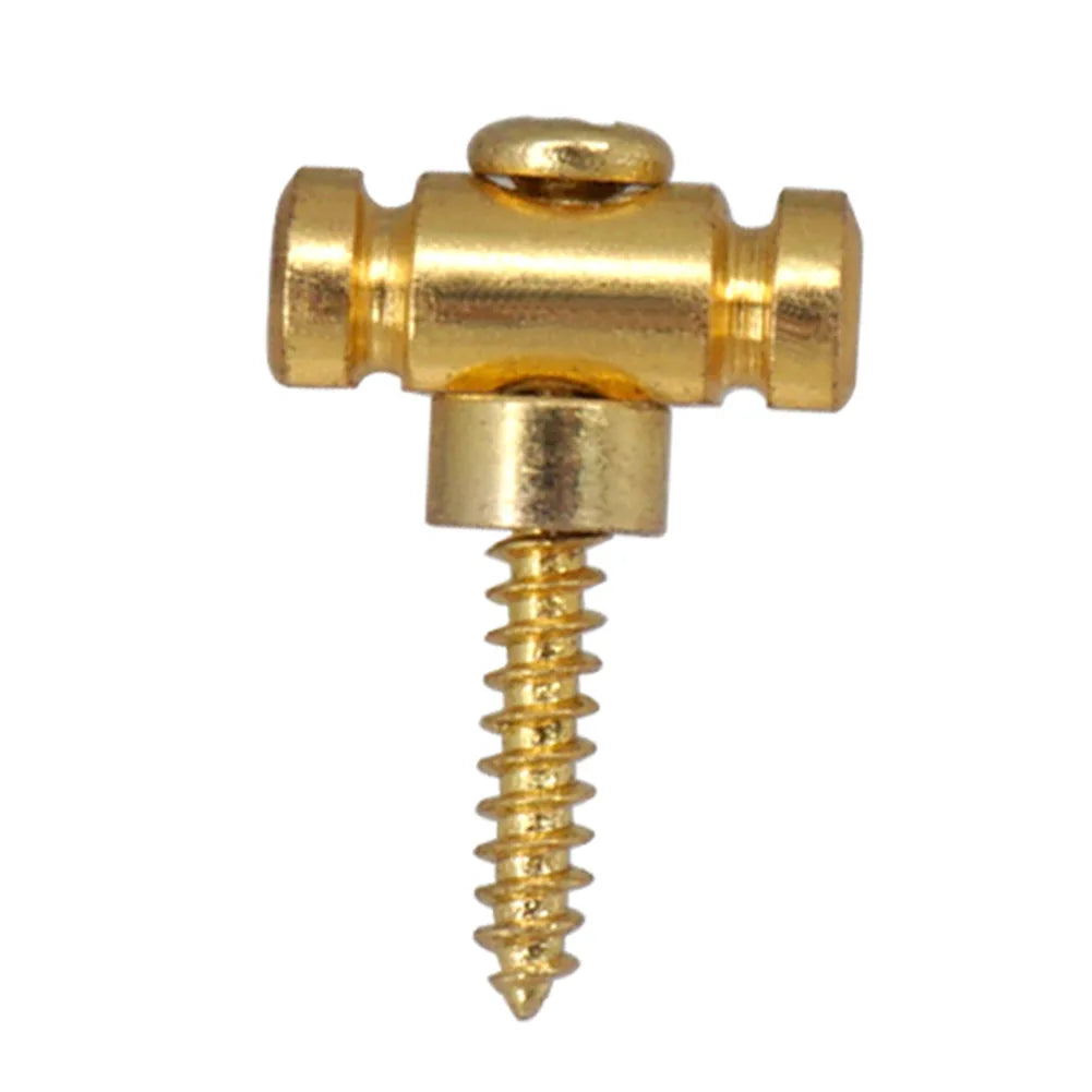 2Pcs Guitar Roller String Trees Retainer With Screws For Electric Guitars Parts Silvery/Black/Gold Guitar Guide Fit Telecaster Oasis Select