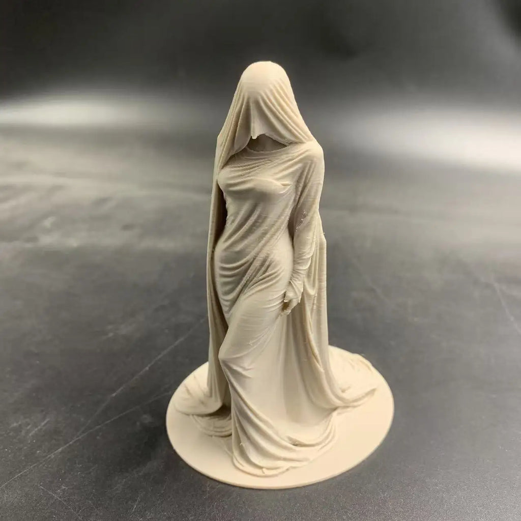Robe Faceless Woman Statue Minimalist European Sculpture Elegant Floor Decor Ornament For Hall Villa Gallery Art Display Gift Oasis Select Bone White