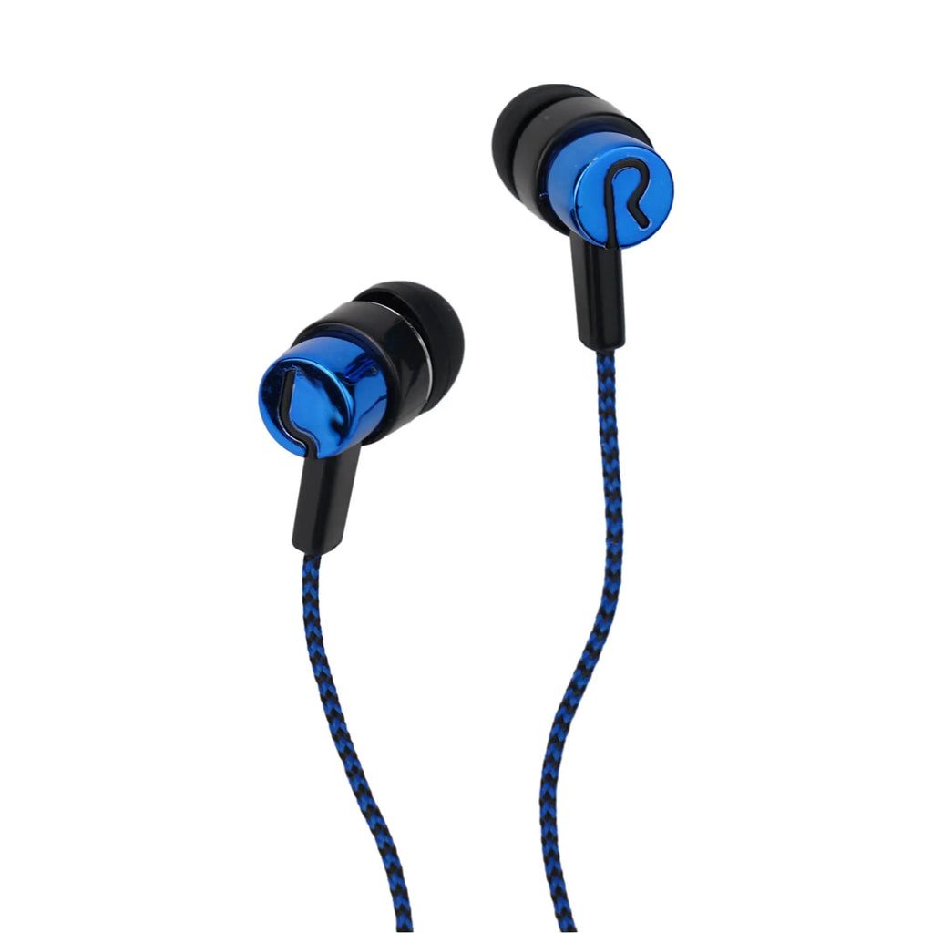 3.5mm In-Ear Wired Headphone 2 Basic Box Bass Stereo Earbuds Mobile Headphone Noise Cancelling Superb Bass Stereo Earphone Oasis Select Blue