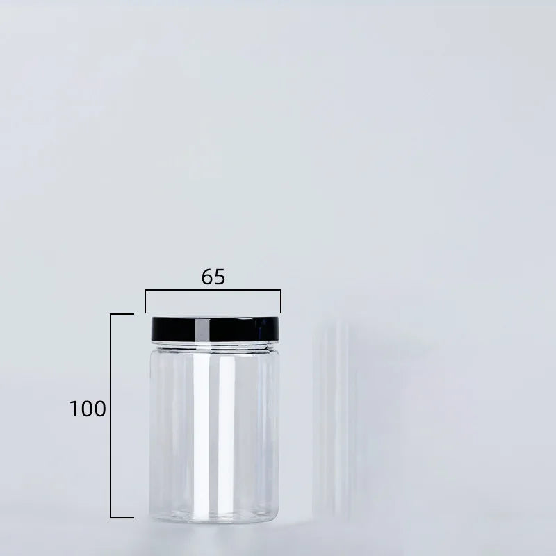 Clear Sealed Can With Lid Food Smell Odor Proof Storage Packaging Bottle Coffee Beans Seasoning Container Kitchen Accessories Oasis Select