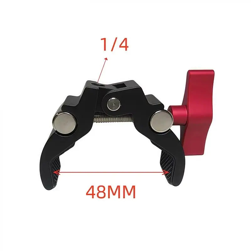 1 Set Photography Accessories Camera Metal Super Clamp With Double Ball Head Magic Arm For Monitor Light Mic Phone Mount Oasis Select