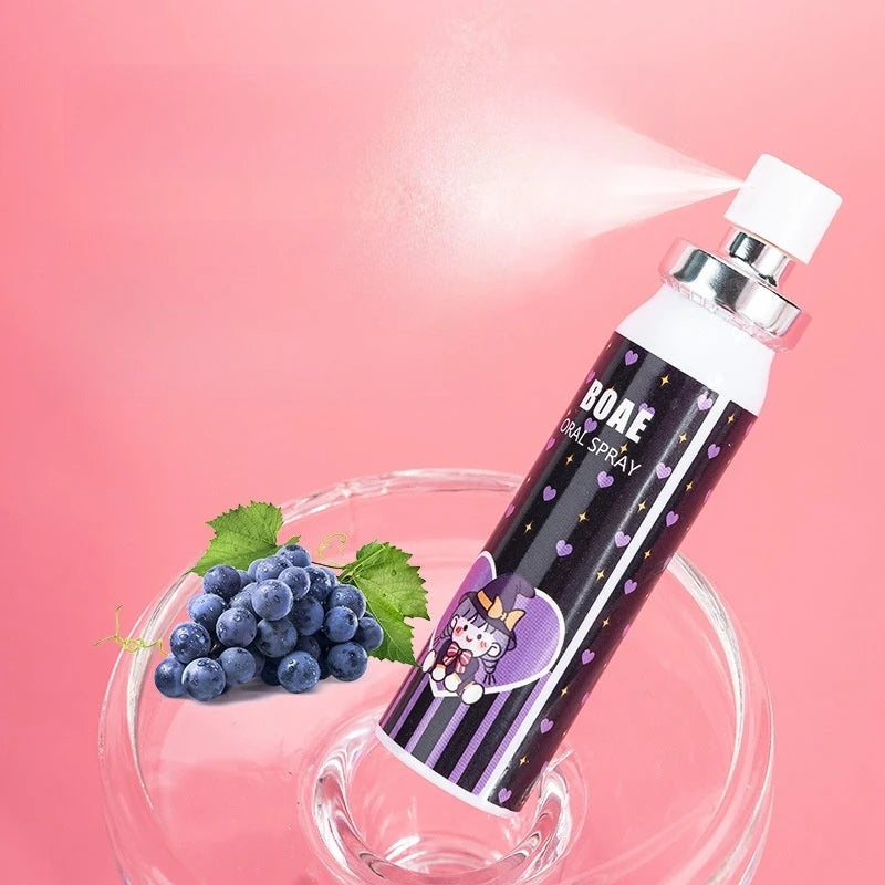 2-Pack Grape Oral Breath Freshener Spray 17ml | Travel Size