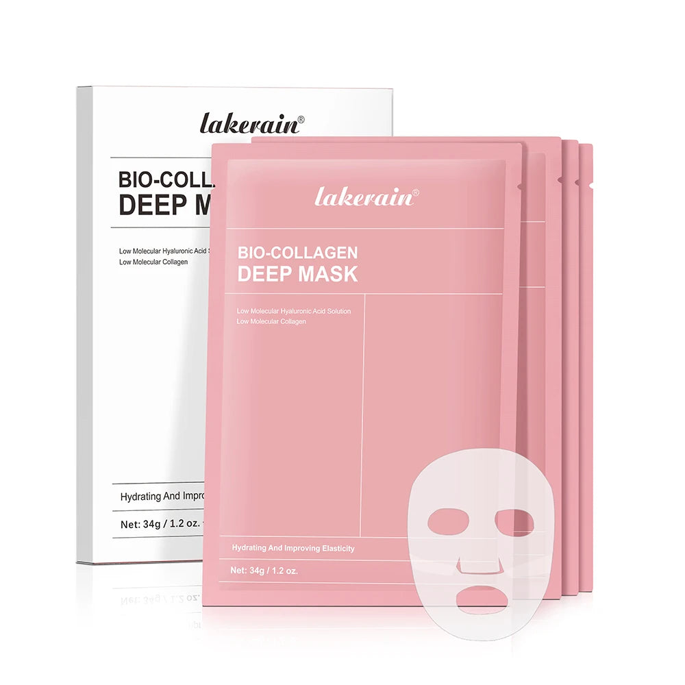 Lakerain Bio-Collagen Deep Overnight Face Mask – 4 Pack