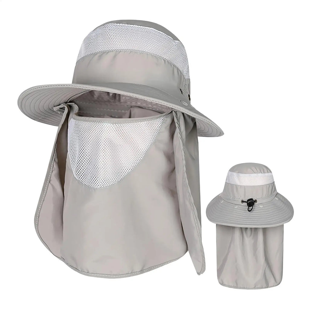 Sun Hats Summer Wide Brim Waterproof Quick-drying Face Neck Cover Fishing Sun Protection Caps Outdoor Visor Bucket Hats Oasis Select