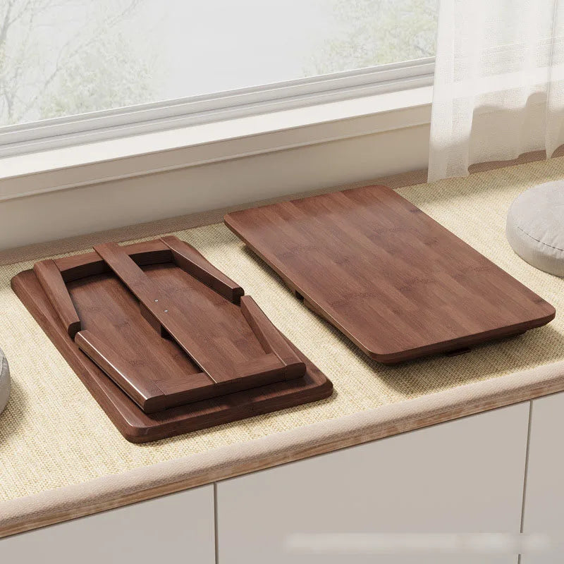 Bay window folding table, home Chinese-style coffee table, tatami, window sill, balcony, Nanzhu tea ceremony table, low table, b Oasis Select