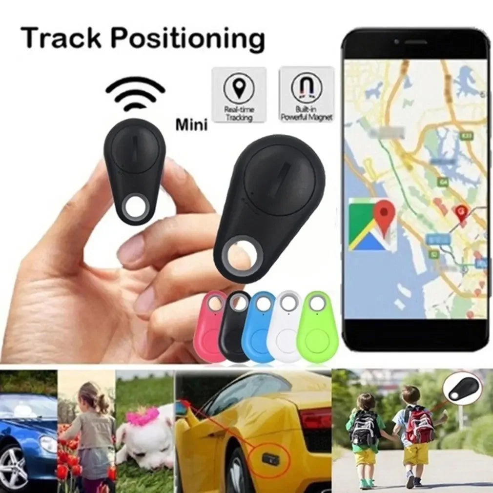 1PC Mini Fashion Smart Dog Pets Bluetooth 4.0 GPS Tracker Anti-lost Alarm Tag Wireless Child Bag Wallet Key Finder Locator Oasis Select