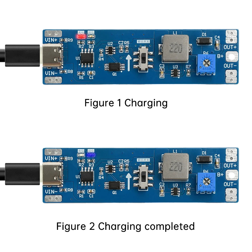 3.7V to 9V 12V 18650 Lithium Battery Boost Step Up Module UPS Uninterruptible Power Supply Module Charge Discharge Integrated Oasis Select