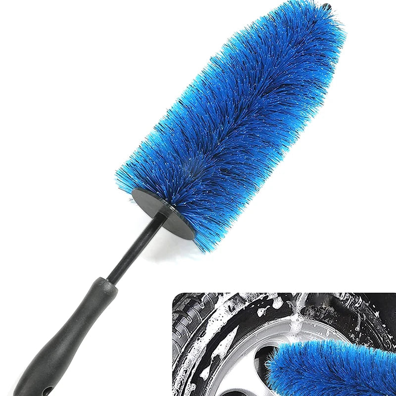Car Detailing Brush with Soft Bristles; 1/3 Set Non-Scratch Wheel Rim and Tire Cleaning Tool Oasis Select