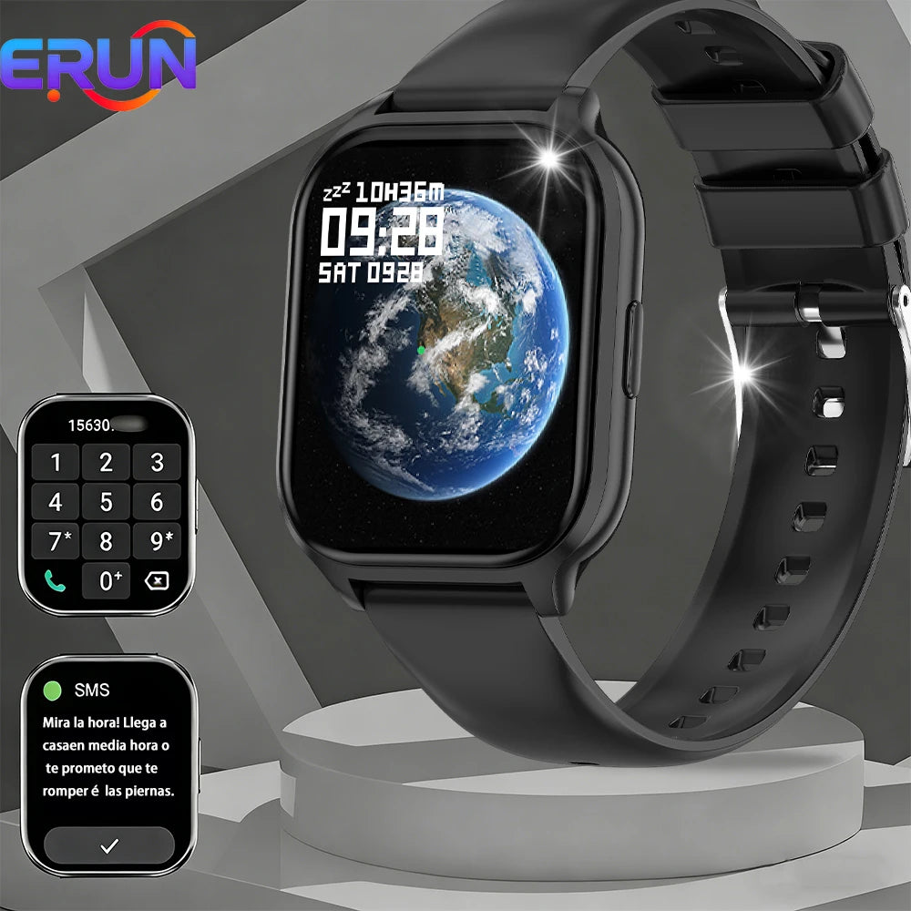 ERUN 1.83" Smart Watch – GPS, Fitness Tracker & Wireless Calls