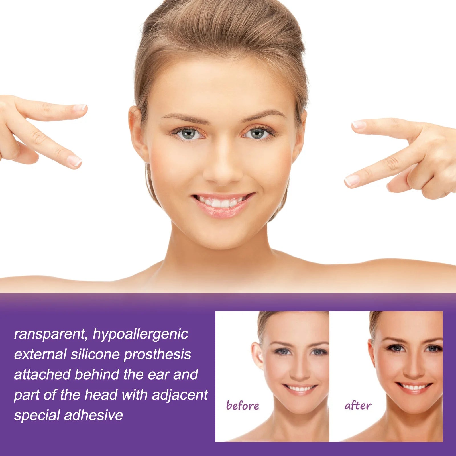 EELHOE Ear Corrector Stickers – Protruding Ear Fix, 6pcs Ear Corrector Stickers Oasis Select