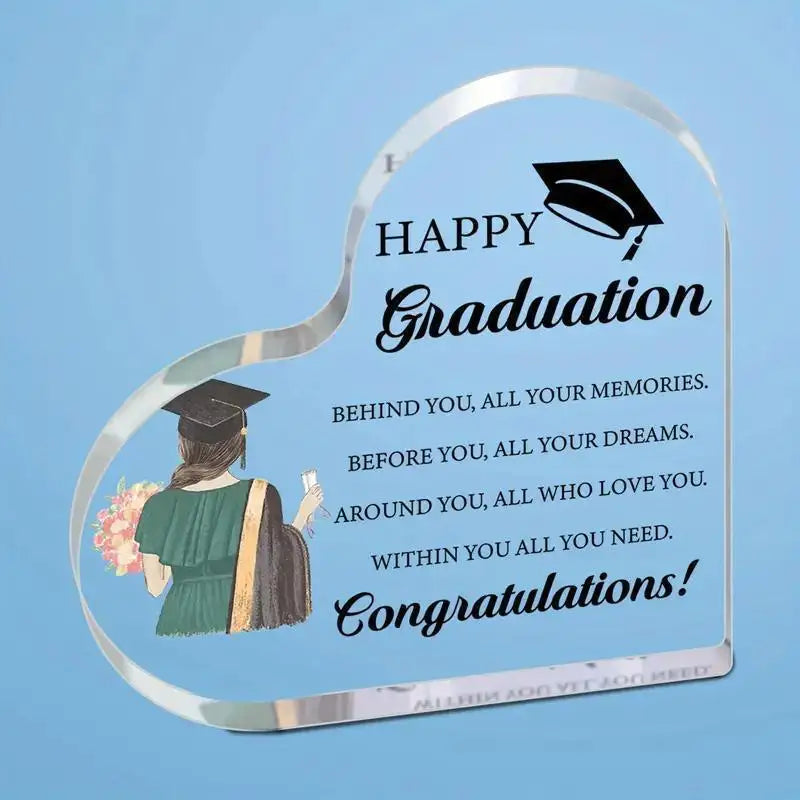 Class of 2026 Acrylic Graduation Plaque | Gift for Her
