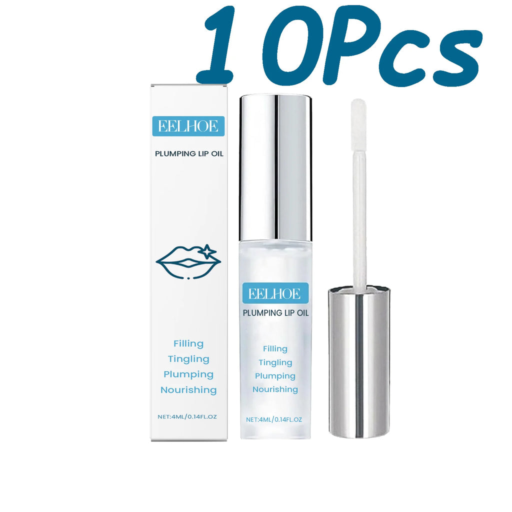 Plumping Lip Oil Daily Moisturizing Care Nourishes Softens Lips Repair Dry Chapped Lips Brightening Moisturizing Lip Care Oasis Select 10 x 4ml Boxed