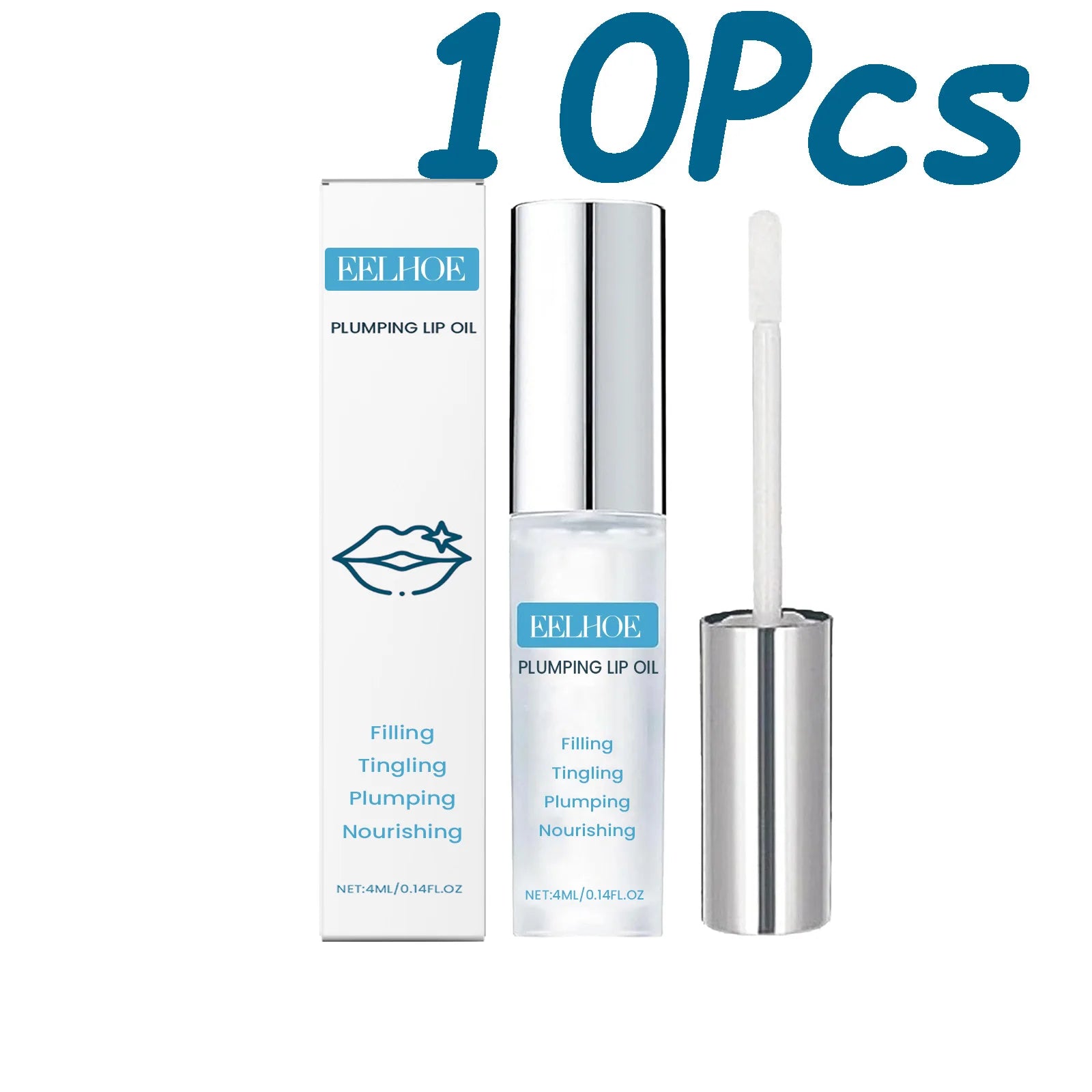Plumping Lip Oil Daily Moisturizing Care Nourishes Softens Lips Repair Dry Chapped Lips Brightening Moisturizing Lip Care Oasis Select 10 x 4ml Boxed