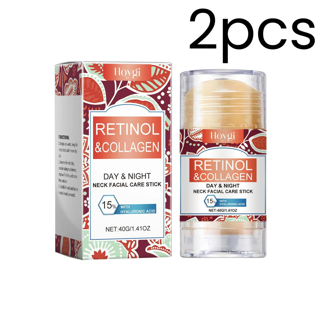 Hoygi Neck Facial Care Stick Anti Wrinkle Youthful Skin Contouring Deep Hydration Revitalizing Skin Plumping Neck Firming Stick Oasis Select 2pcs
