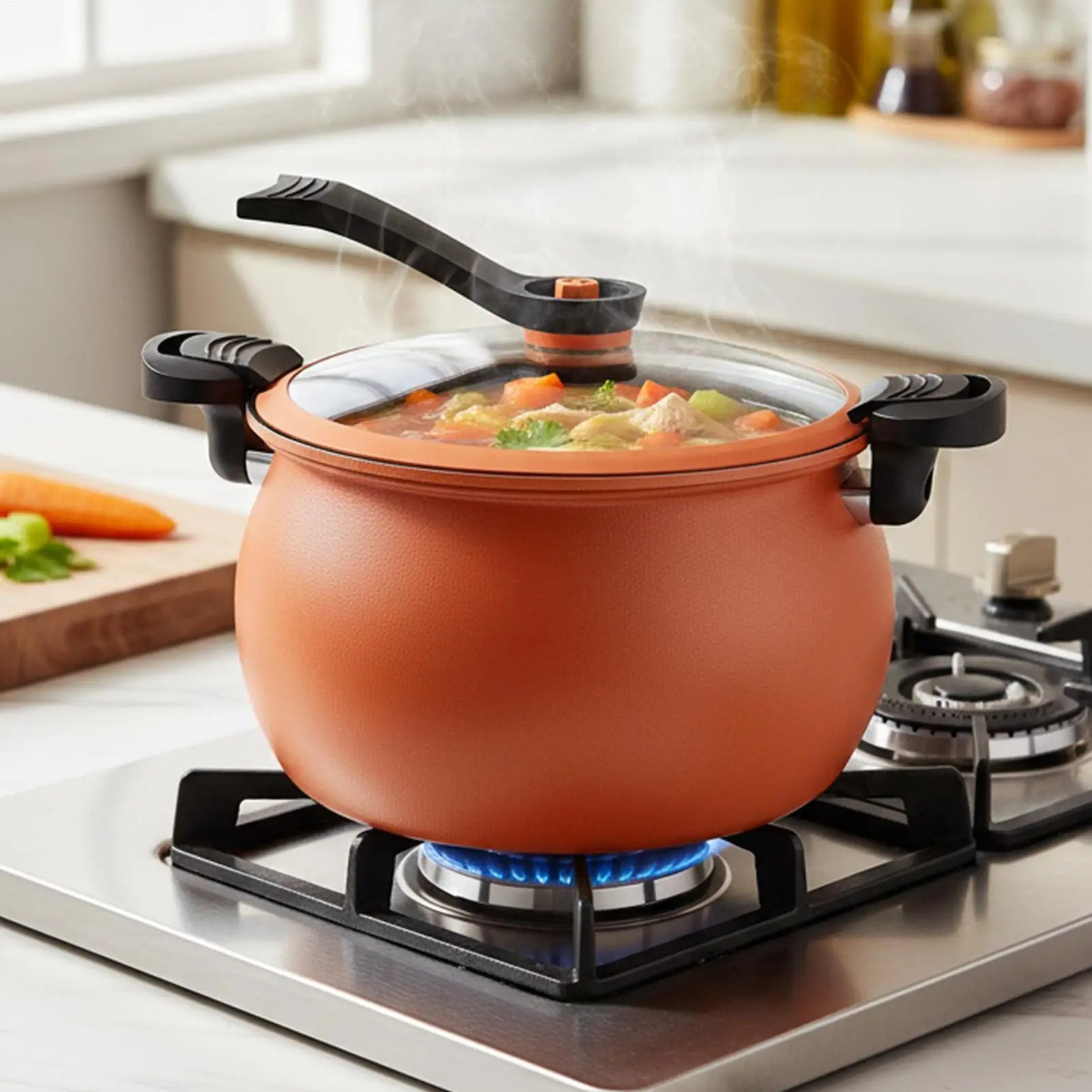 Pressure Cooker Pot Multifunctional Non-stick Large-capacity Kitchen Accessories Slow Rice Cooker for Cooking Canning Steam Rice Oasis Select