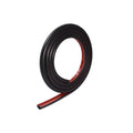Durable PVC Floor Cord Cover Self-Adhesive Anti-extrusion Anti-extrusion Extension Wiring Duct Protector Power Cable Protector Oasis Select Black