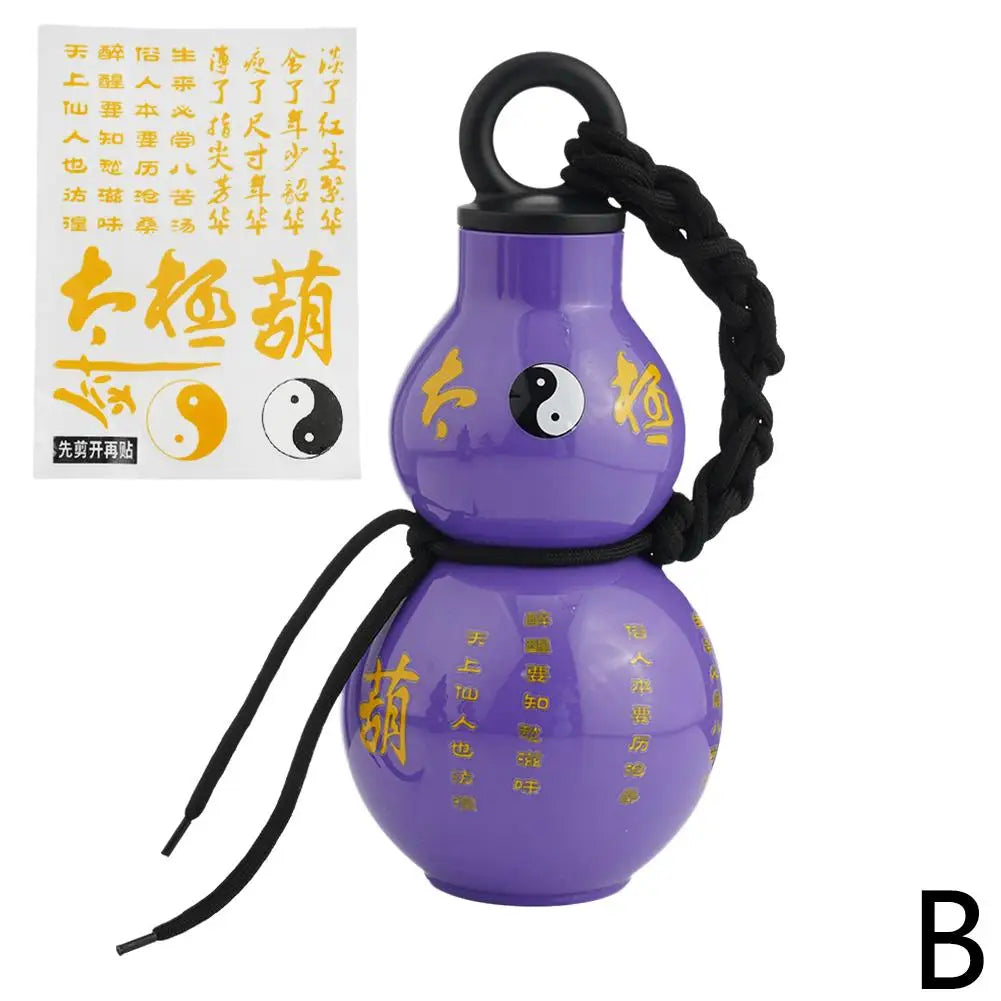 800ml Gourd Water Bottle – Food-Grade Plastic Sports Kettle