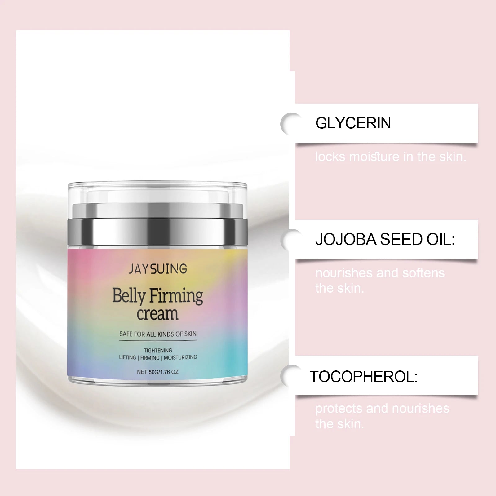 Jaysuing Belly Firming Cream – Firm, Hydrate & Smooth Skin Body Firming Cream Oasis Select
