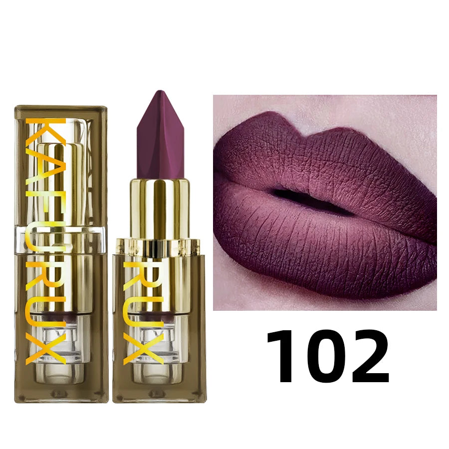 KAFURUX Glitter Two-Tone Gradient Lipstick | Matte Shimmer