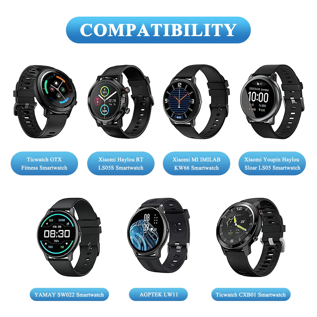 Smart Watch USB Charger Cable – Haylou, IMILAB, YAMAY, Ticwatch Smartwatch Charging Cable Oasis Select