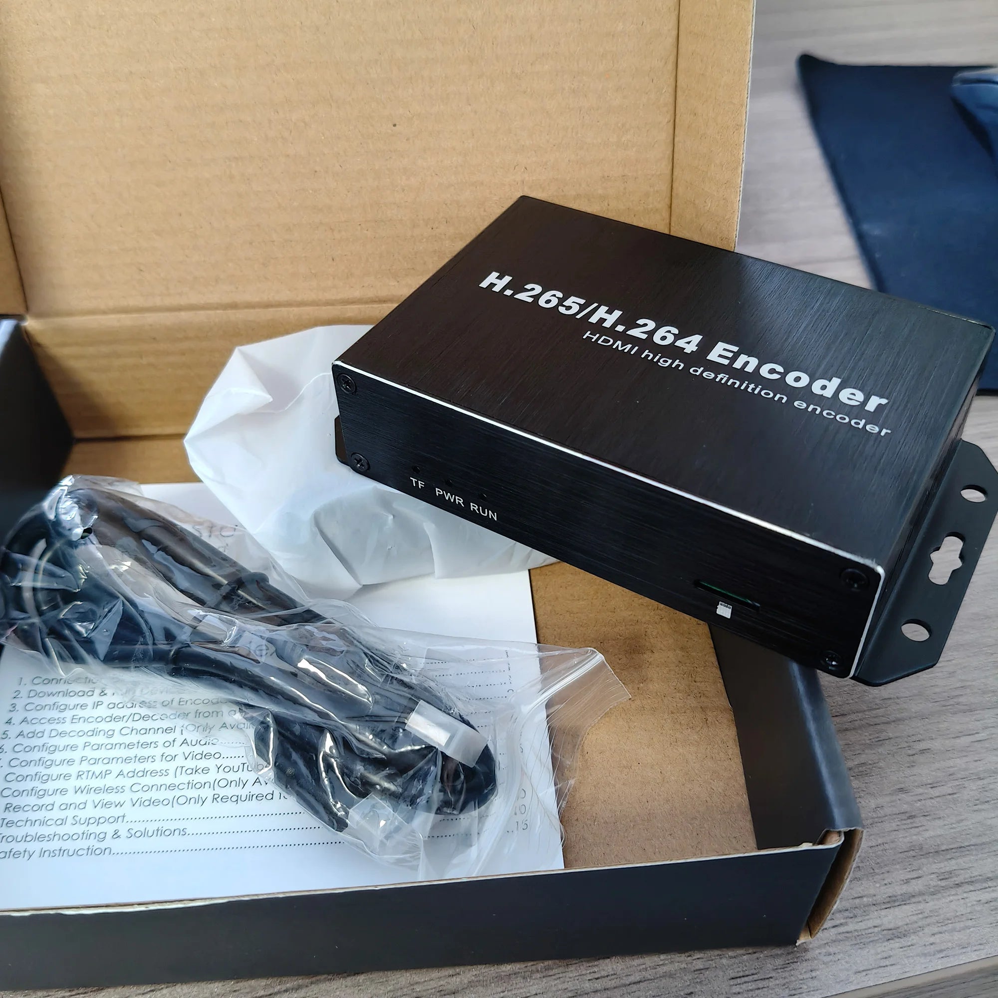 HD-to-IP High-Definition Audio and Video Encoder H.265, H.264, HEVC, RTSP, RTMP, SRT, HLS Multi-Platform Live Streaming TF Card Oasis Select