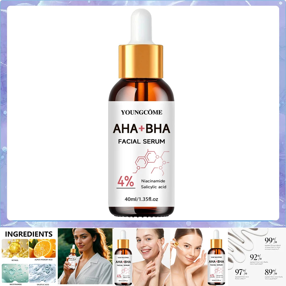 AHA 30% BHA 2% Exfoliating Face Peel Serum | YOUNGCOME Face Peel Serum Oasis Select 40ml-1pcs