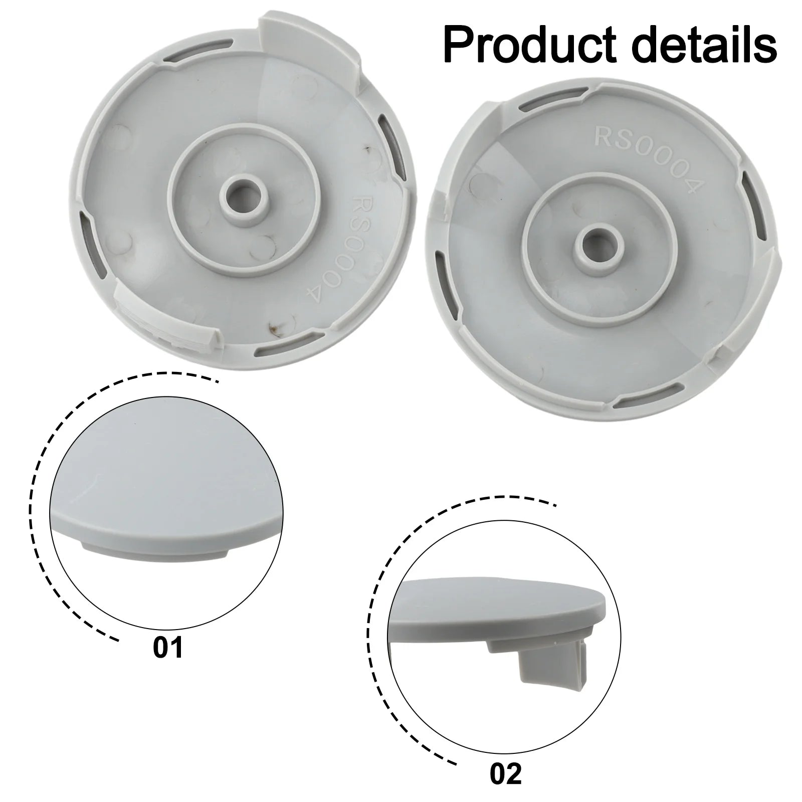 2/6pcs Trimmer Spool Cap RAC122 Spool Covers For RLT Trimmers RLT4027 RLT4125 RLT5027 RLT6030 5132002670 Trimmers Oasis Select