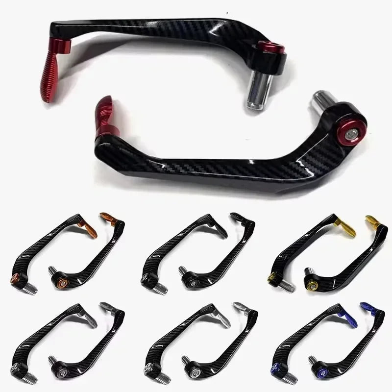 2PCS CNC Motorcycle Brake Clutch Levers Guard Protector Modification Anti-Fall Horn Brakes Hand Guard Bow Protection Rod Oasis Select