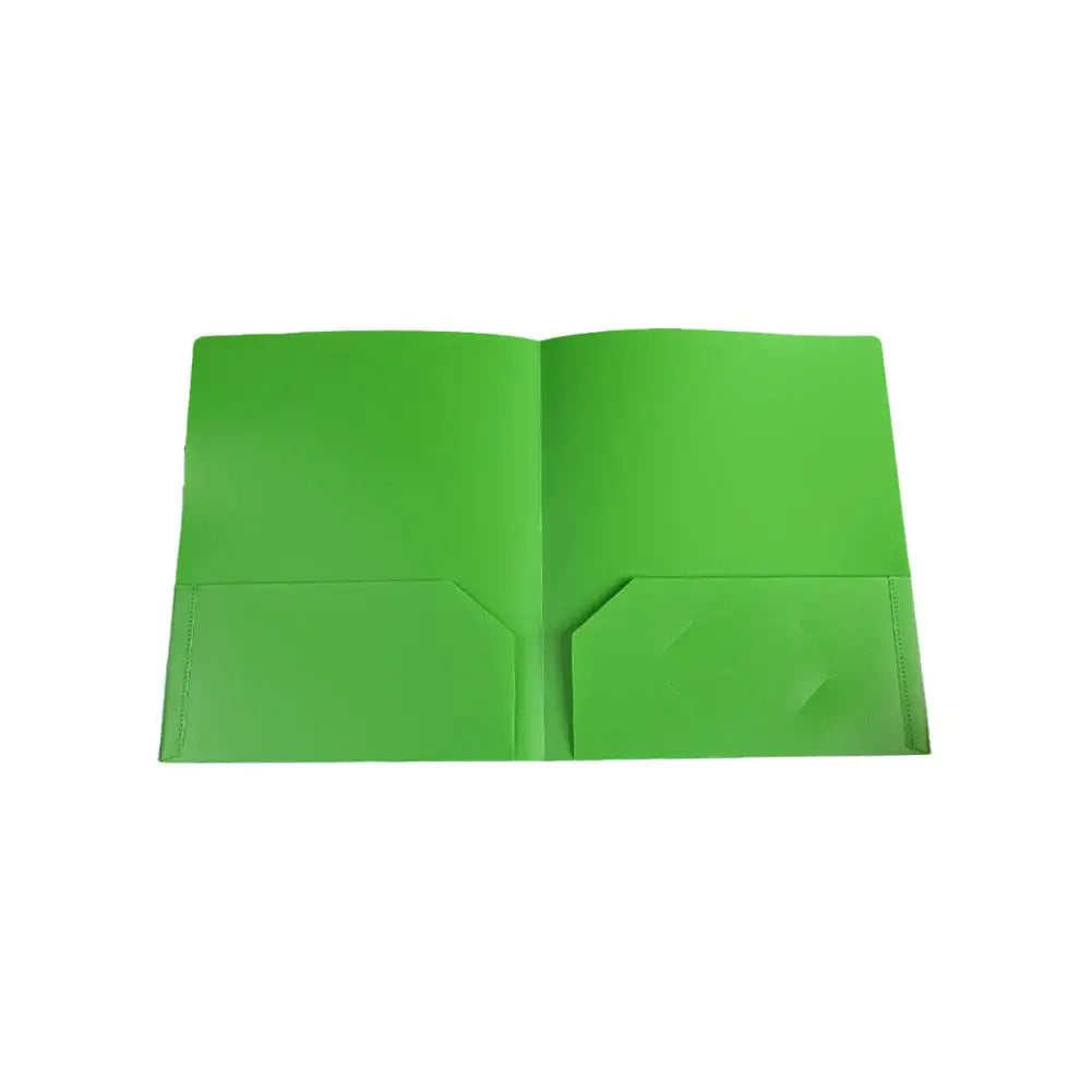 Plastic File Folder 2 Pockets & Business Card Slot – A4 Organizer