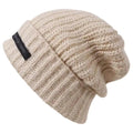 Autumn and winter warm knit hat new hat, women's pile pile ear protection yarn hat, versatile, small face, big head circumferen Oasis Select Beige One size