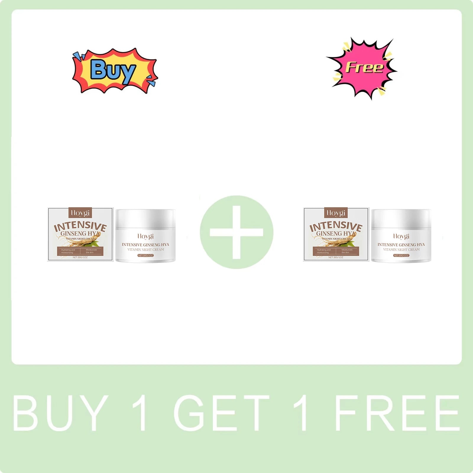 Hoygi Ginseng & Hyaluronic Acid Night Cream 30g