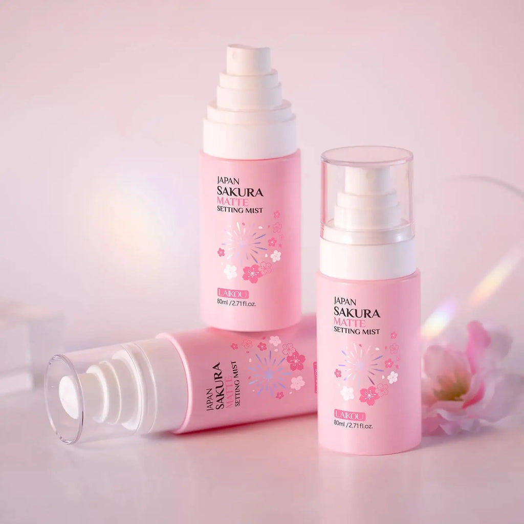LAIKOU Sakura Matte Makeup Setting Spray Oil Control 80ml