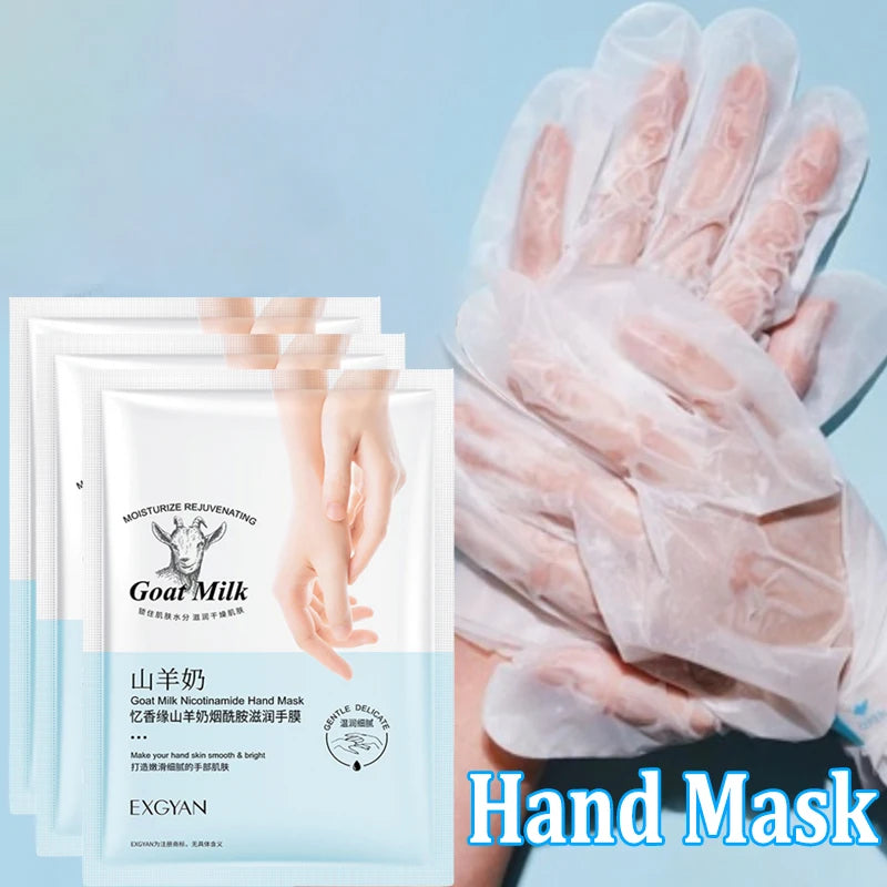 Goat Milk Hand Masks 10 Pairs – Moisturizing & Anti-Aging Hand Mask Oasis Select