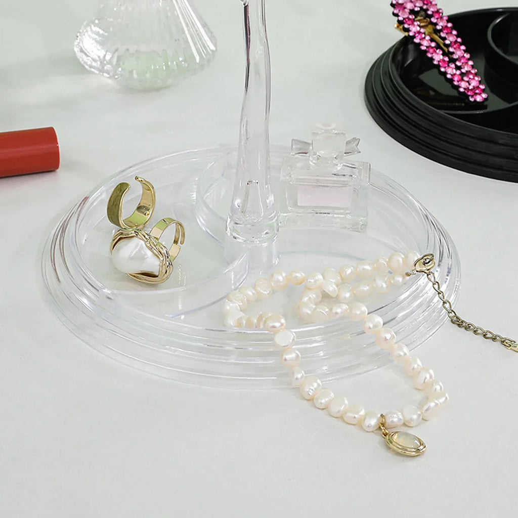 1pc,Tree shaped jewelry display stand with tray, earrings, necklaces, rings, jewelry storage rack, desktop jewelry tower Oasis Select