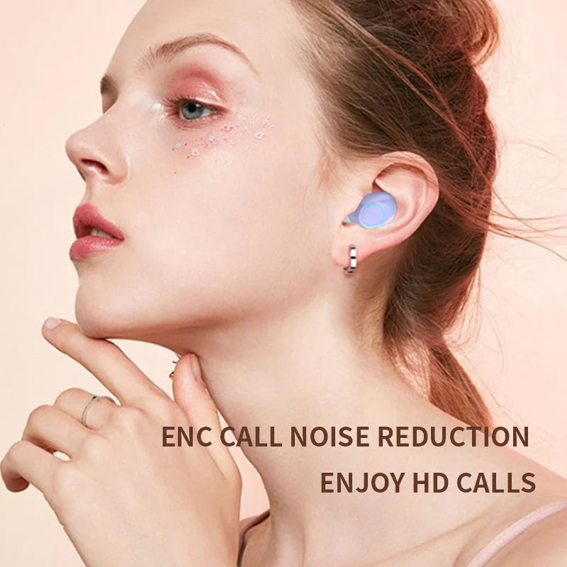 NEW Wireless Earpiece Headphone Earphone Sport Earbuds Headset with For 5.2 Bluetooth Phone Xiaomi Samsung Huawei Iphone OPPO Oasis Select